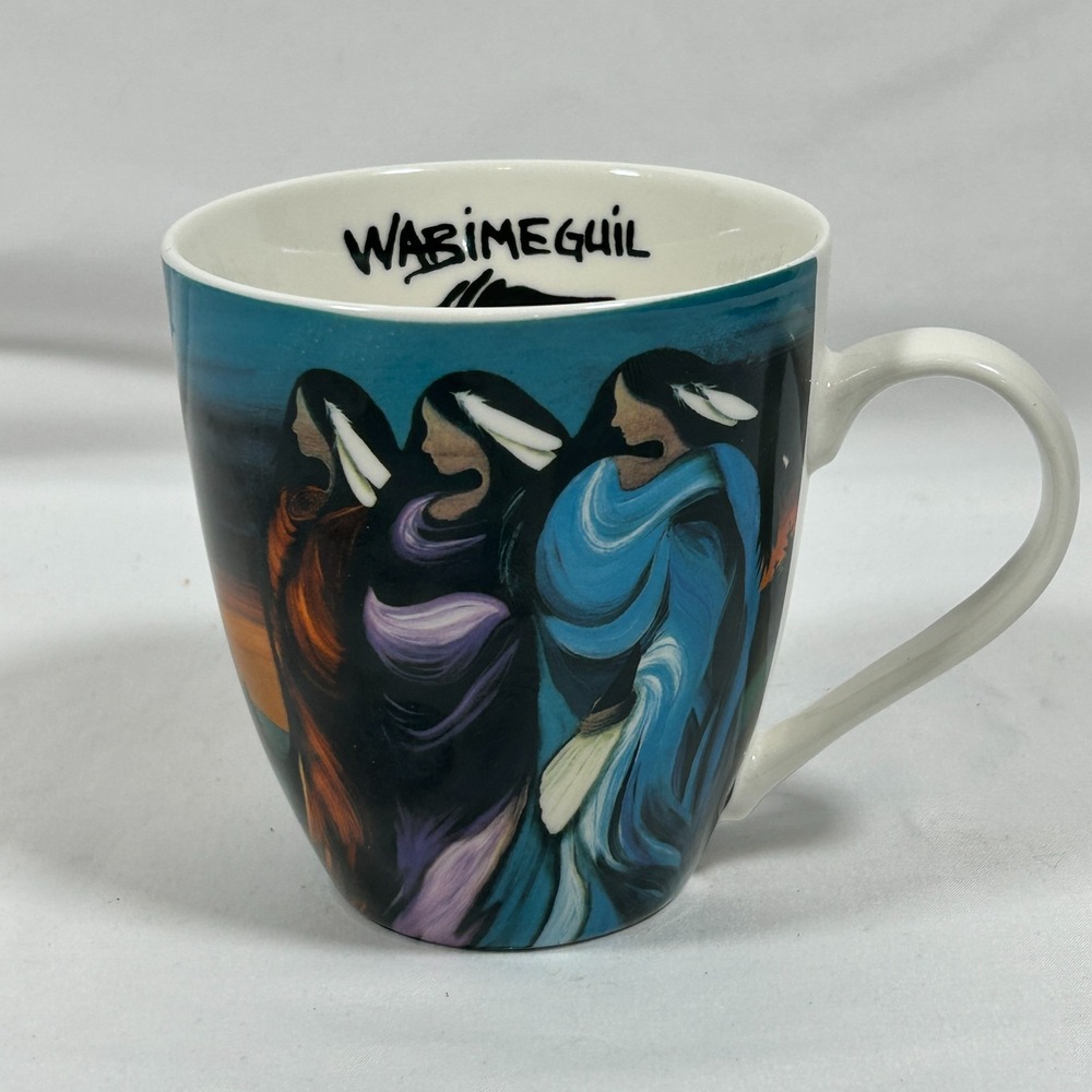 Indian Indigenous Collection Coffee Mug Sisters Wabimeguil Feather Albert Canada
